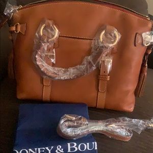 NWT-Florentine Bristol Satchel-NATURAL color